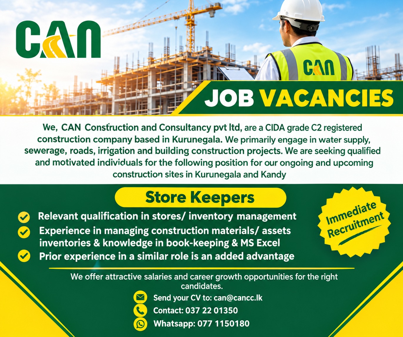 Store Keepers at CAN Banner