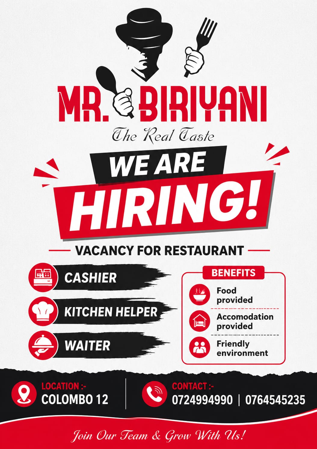 Kitchen Helper  at SKILLPOTS SRI LANKA Banner