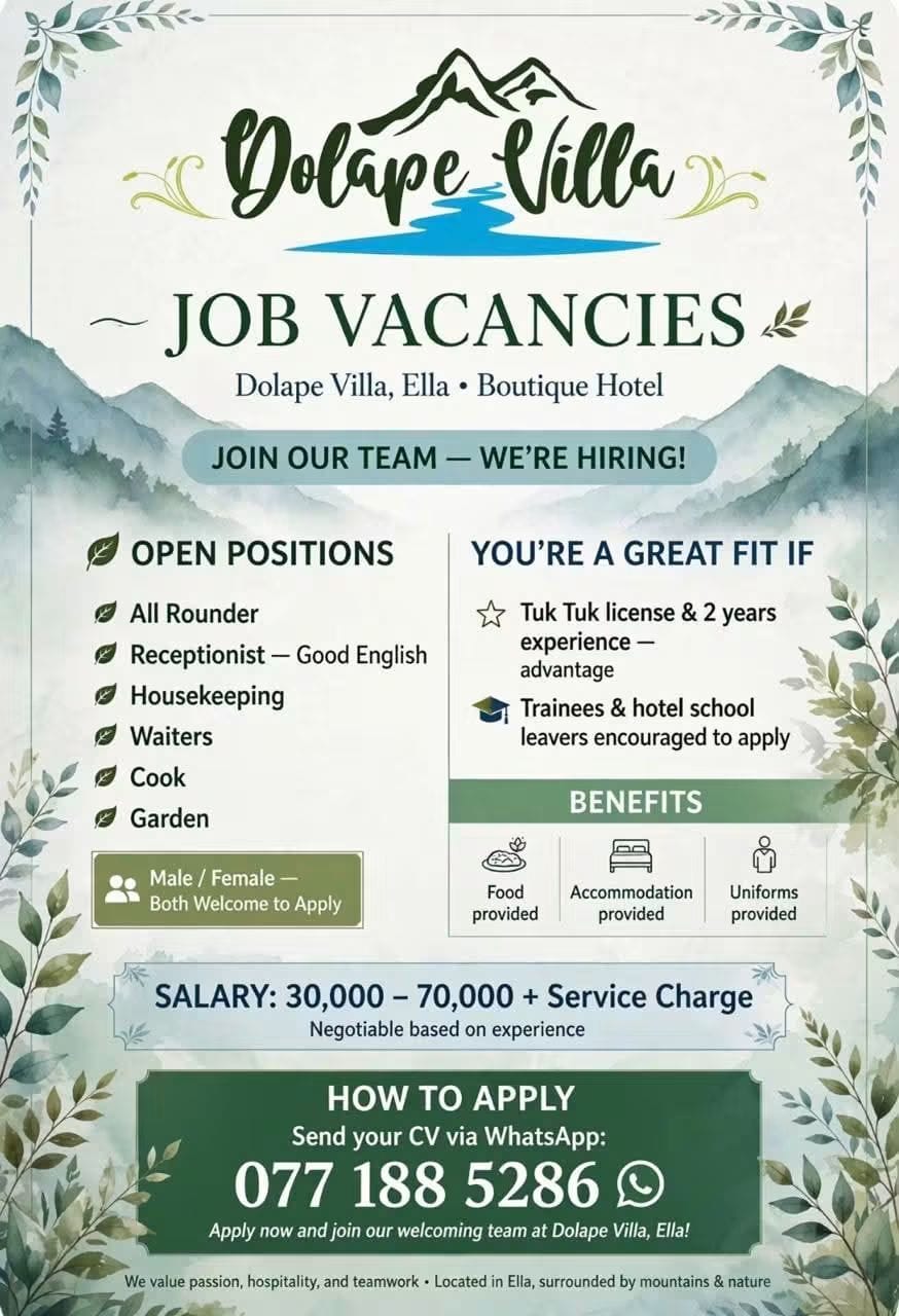 Cook  at Dolape Villa Banner
