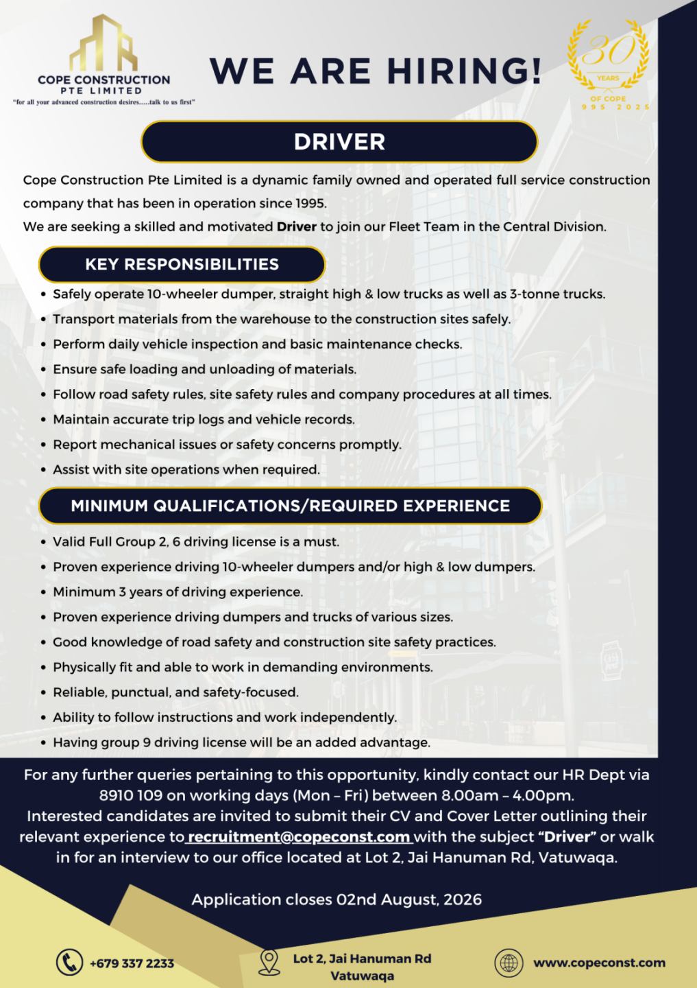 Job Banner