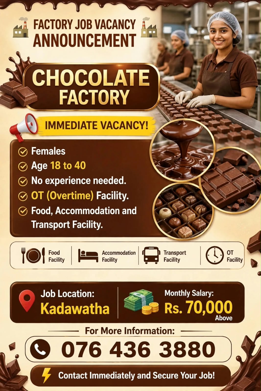 Chocolate Factory  at SKILLPOTS SRI LANKA Banner