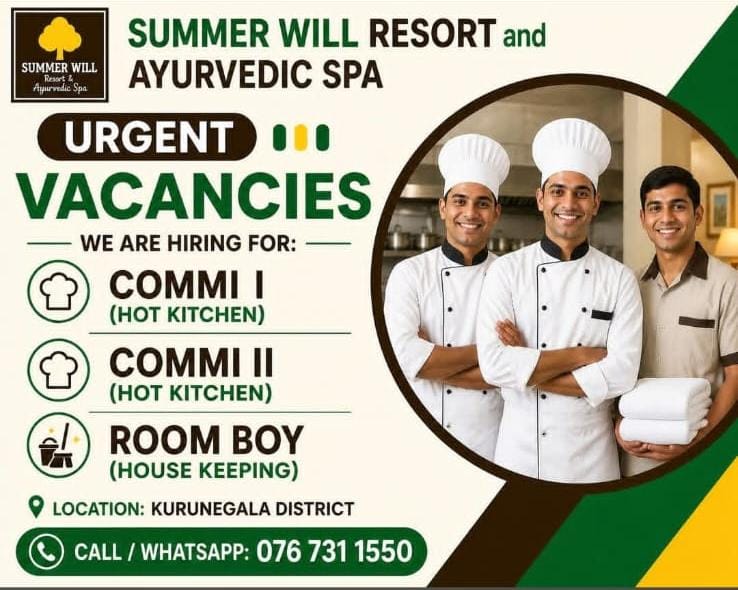 Room Boy  at SKILLPOTS SRI LANKA Banner