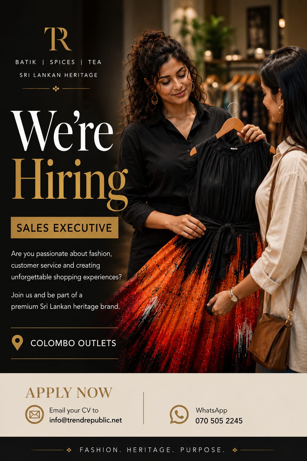 Sales Executive  at Trend Republic  Banner